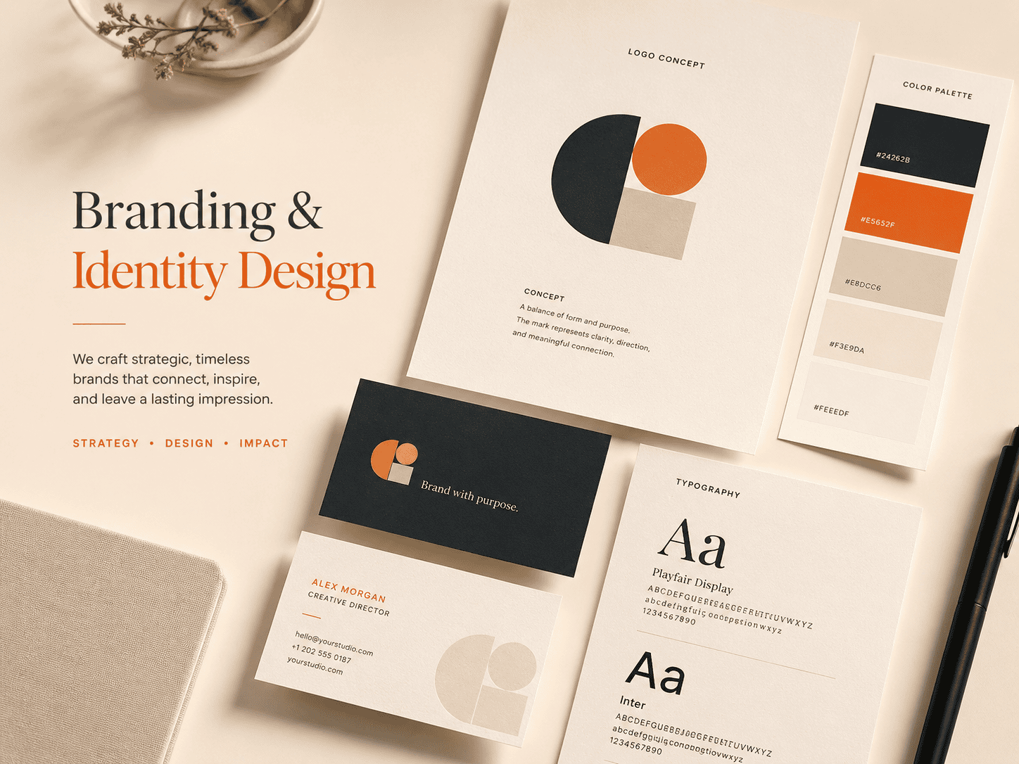 Branding & Identity Design HedyDigital