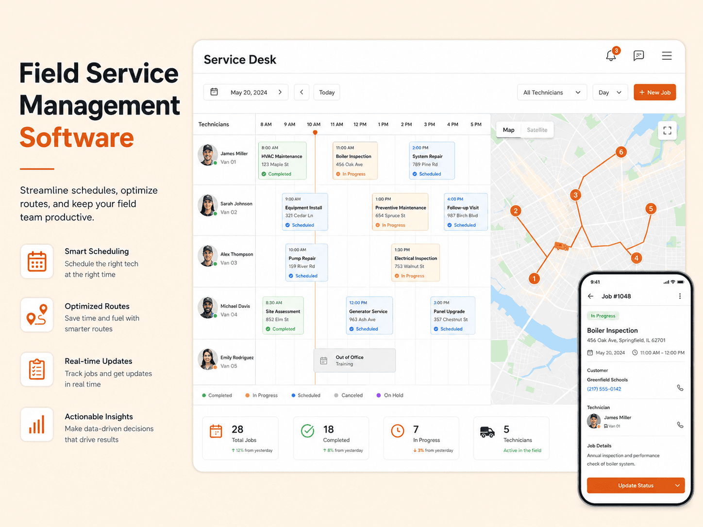 Field Service Management Software HedyDigital